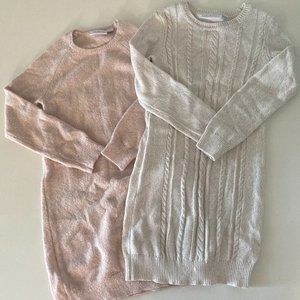 2 Children's Place Sweater Dresses Party Winter